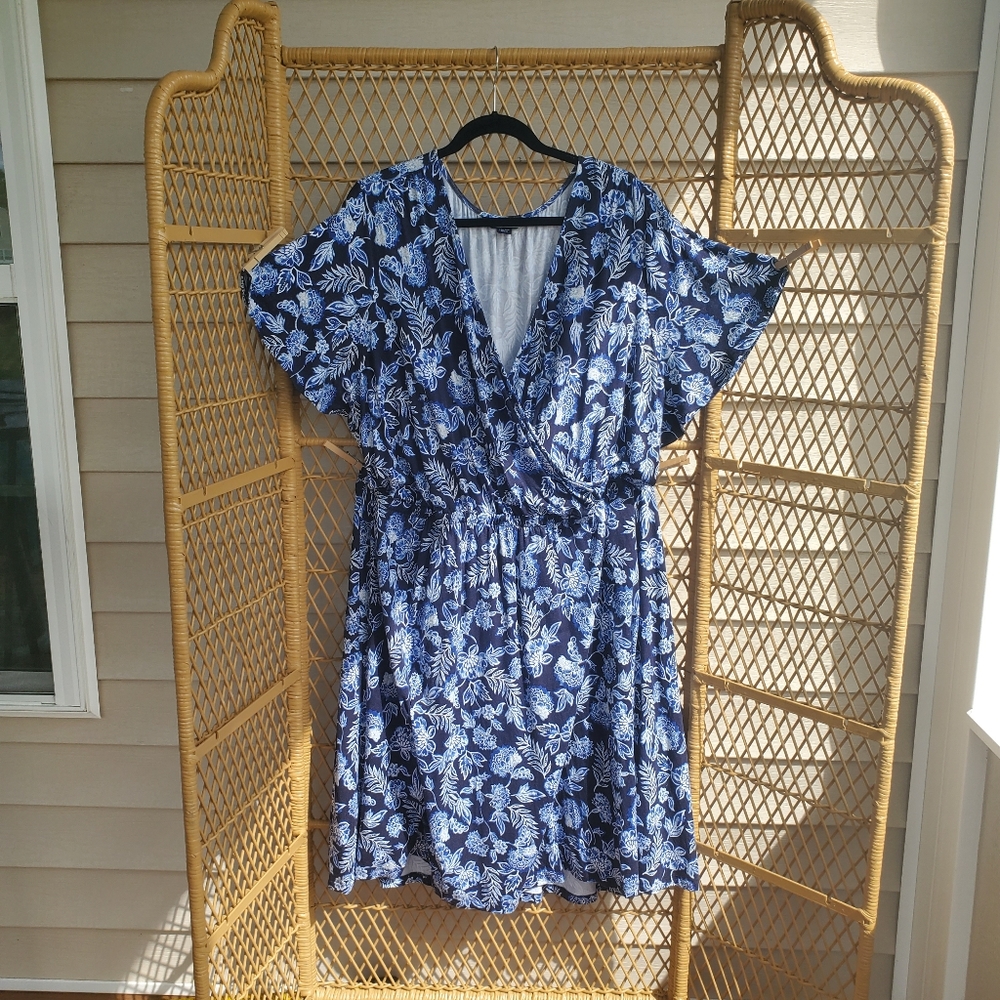 Lands End Dress, Women's 3X, Short Sleeve